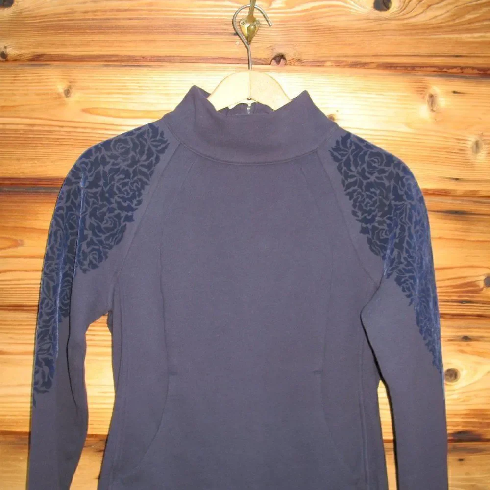 Lululemon Floral Flocked Sweatshirt